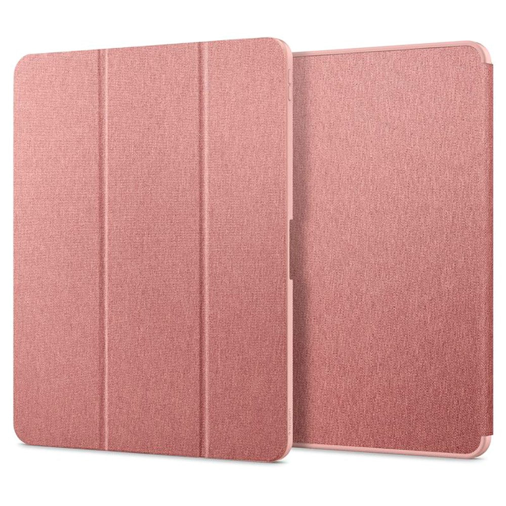 iPad Air 13" (2024) Spigen Urban Fit Fabric Case w. Pen Holder - Rose Gold