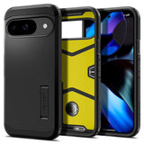 Google Pixel 9 / 9 Pro Spigen Tough Armor Case w. Kickstand  - Black