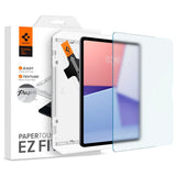 iPad Air 13" (2024) Spigen Paper Touch EZ Fit Glas.tR Screen Protection - Case Friendly - Transparent