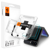 Spigen Samsung Galaxy Z Flip6 EZ Fit Glas.tR Sub Screen Screen Protector - 2 pcs. - Case Friendly - Transparent