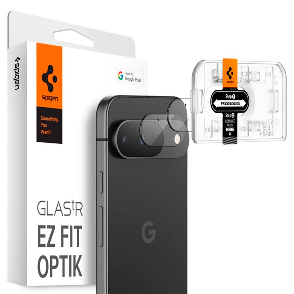 Google Pixel 9 Spigen EZ Fit. tR Optik Camera Lens Protection - 2 pcs - Transparent