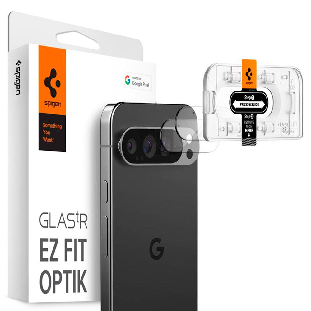 Google Pixel 9 Pro XL Spigen EZ Fit. tR Optik Camera Lens Protection - 2 pcs - Transparent