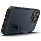 iPhone 16 Pro Spigen Tough Armor T Case w. Kickstand  - MagSafe Compatible - Blue