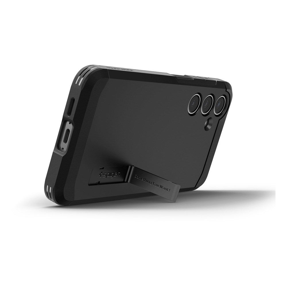 Samsung Galaxy S24 FE Spigen Tough Armor Case w. Kickstand - Black