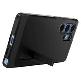 Samsung Galaxy S25 Ultra Spigen Tough Armor Hybrid Case with Kickstand - MagSafe Compatible - Black