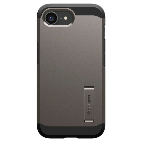 iPhone 16e Spigen Tough Armor Case with Kickstand - MagSafe Compatible - Gunmetal