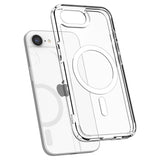 iPhone 16e Spigen Ultra Hybrid Case - MagSafe Compatible - Transparent / White