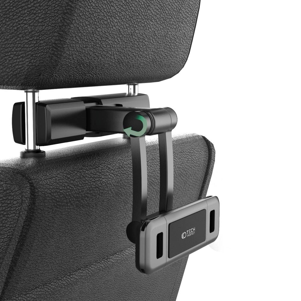 Tech-Protect Adjustable Backseat Car Mount For Car Headrest - Black