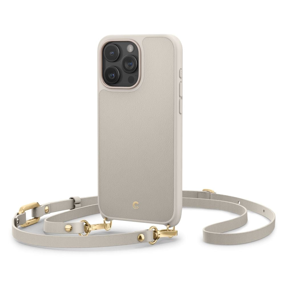 iPhone 15 Pro Max Cyrill Classic Charm Hybrid Case - MagSafe Compatible - Cream