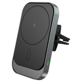 Tech-Protect CW19 Wireless Charger 15W for Ventilation - MagSafe Compatible - Black