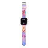 Accutime LED Watch for Kids with Adjustable Strap - Barbie