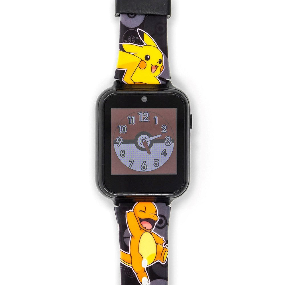 Accutime Smartwatch for Kids with Various Functions - Pokémon / Black