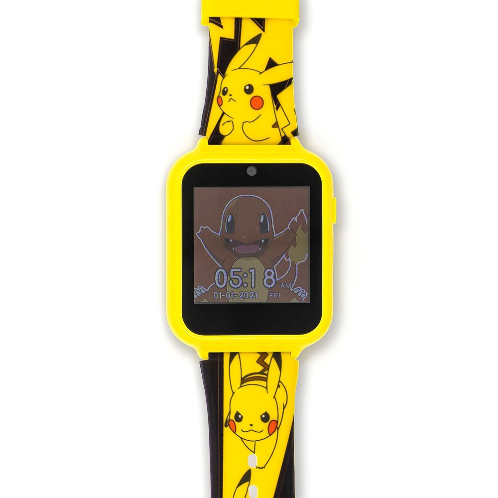 Accutime Smartwatch for Kids with Various Functions - Pokémon / Yellow