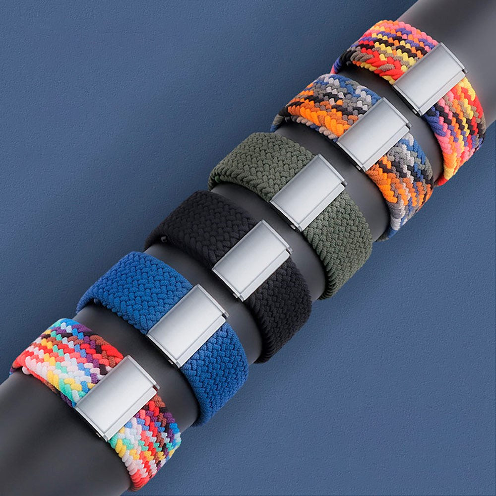 Apple Watch (42/44/SE/45/46/49mm) Hurtel Braided Fabric Strap - Multicolored v2