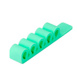 Silicone Office Cable Organizer - Green