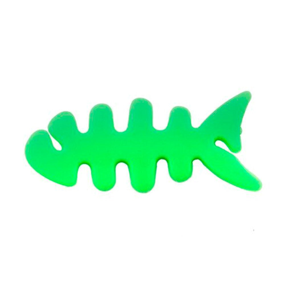 Plastic Mini Cable Reel - Fish - Green