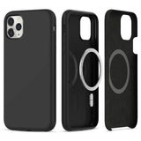 iPhone 11 Pro Tech-Protect Silicone Case - MagSafe Compatible - Black