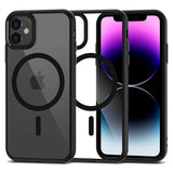 iPhone 11 Tech-Protect Magmat Case - MagSafe Compatible - Transparent / Black