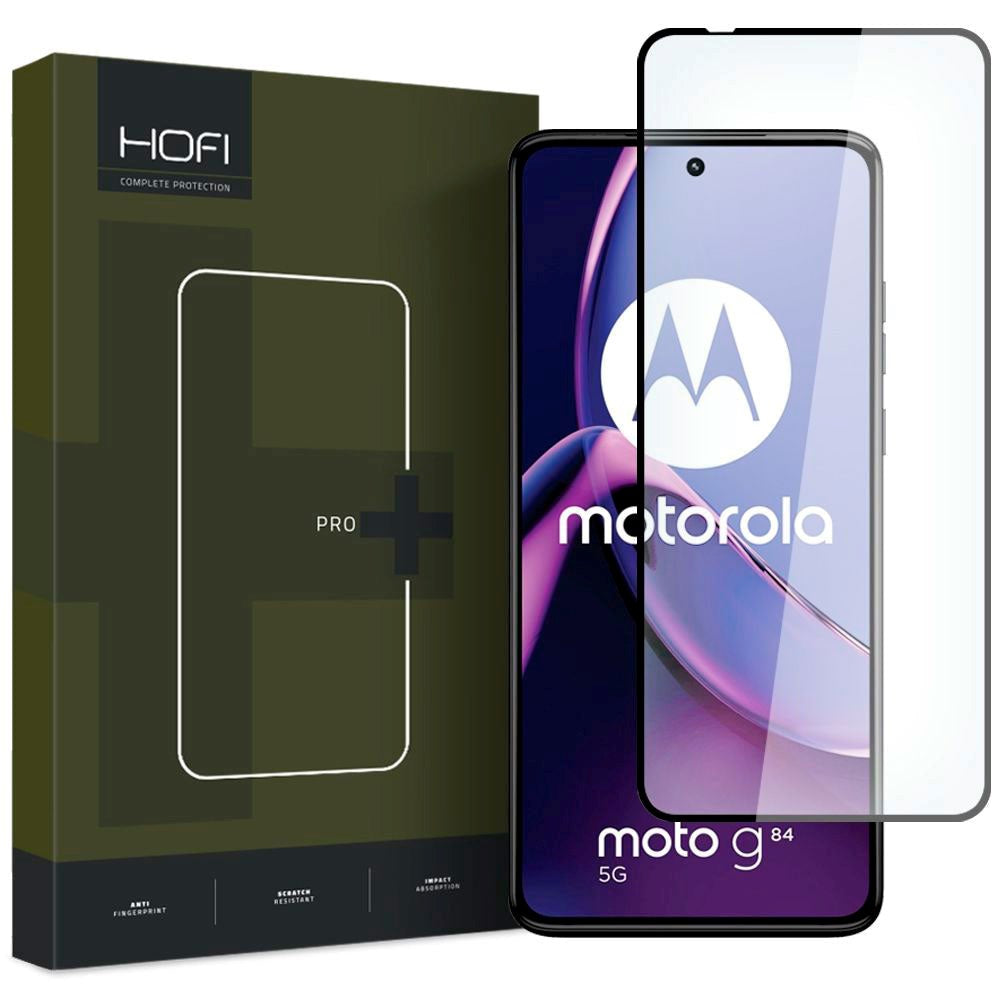 Motorola Moto G84 Hofi Glass Pro+ Screen Protector - Case Friendly - Black Edge