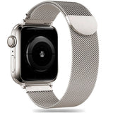 Tech-Protect Apple Watch (42/44/SE/45/46/49mm) Milanse Band Stainless Steel Strap - Steel Colored