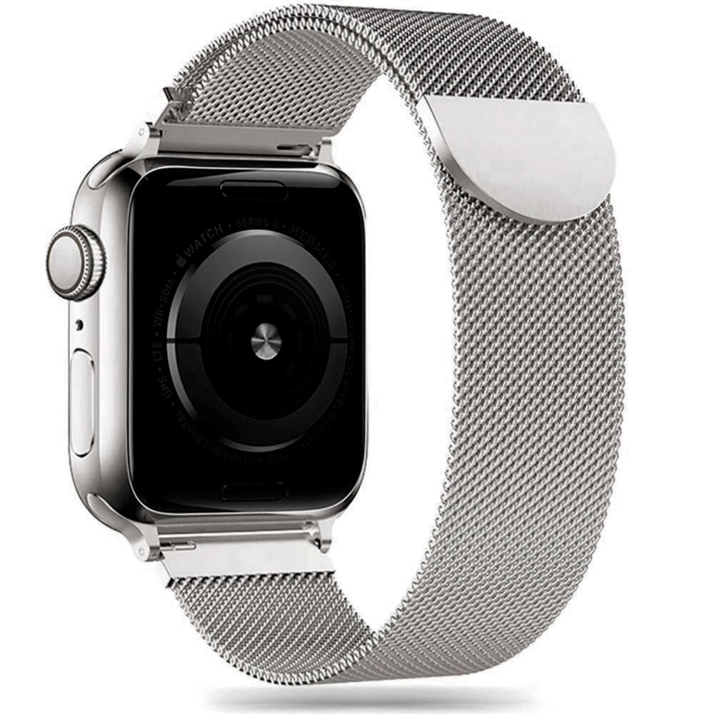 Apple Watch (38/40/SE/41/42mm) Tech-Protect Milanese Steel Strap - Steel Colored