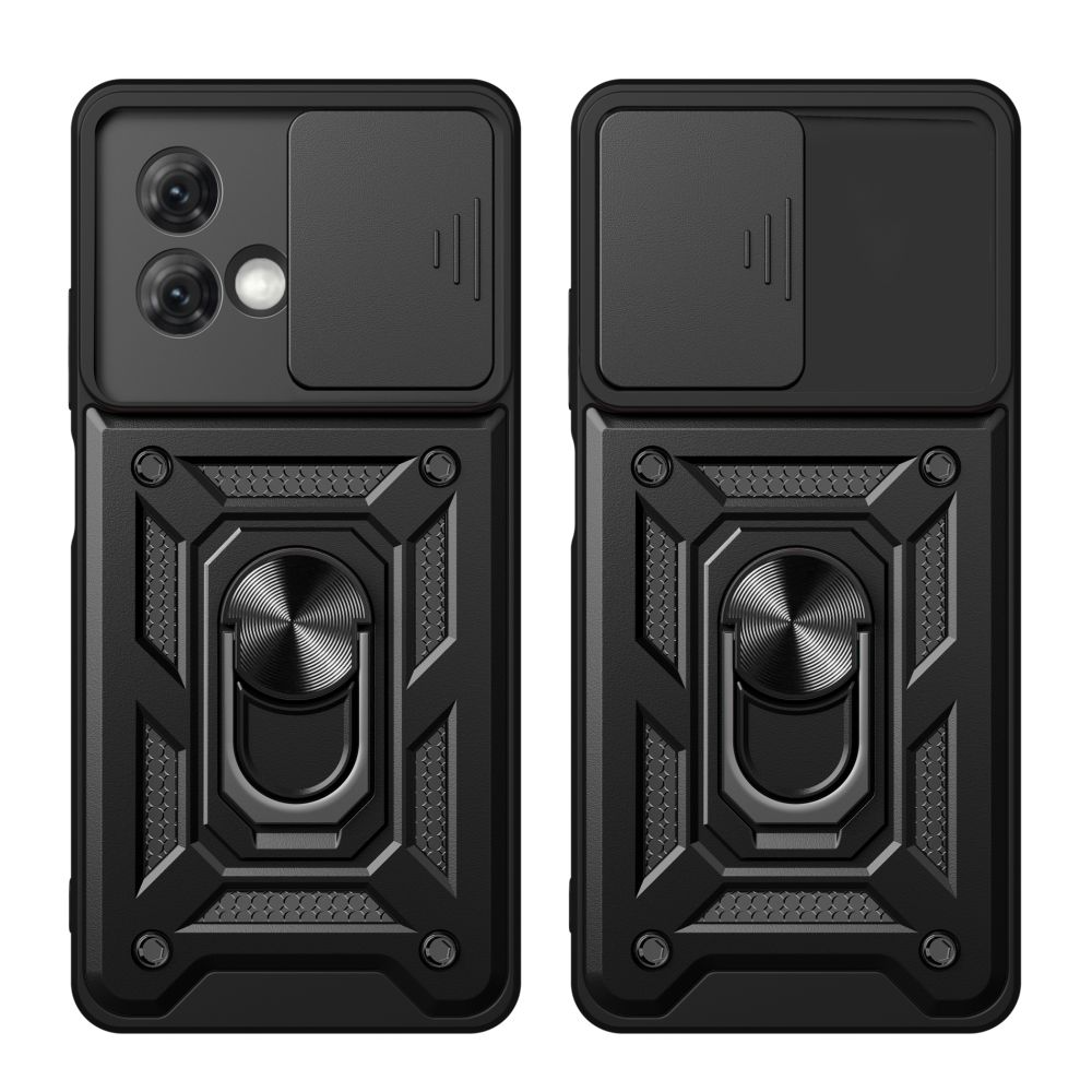 Motorola Moto G84 5G Tech-Protect Camshield Craftsman Case - Black