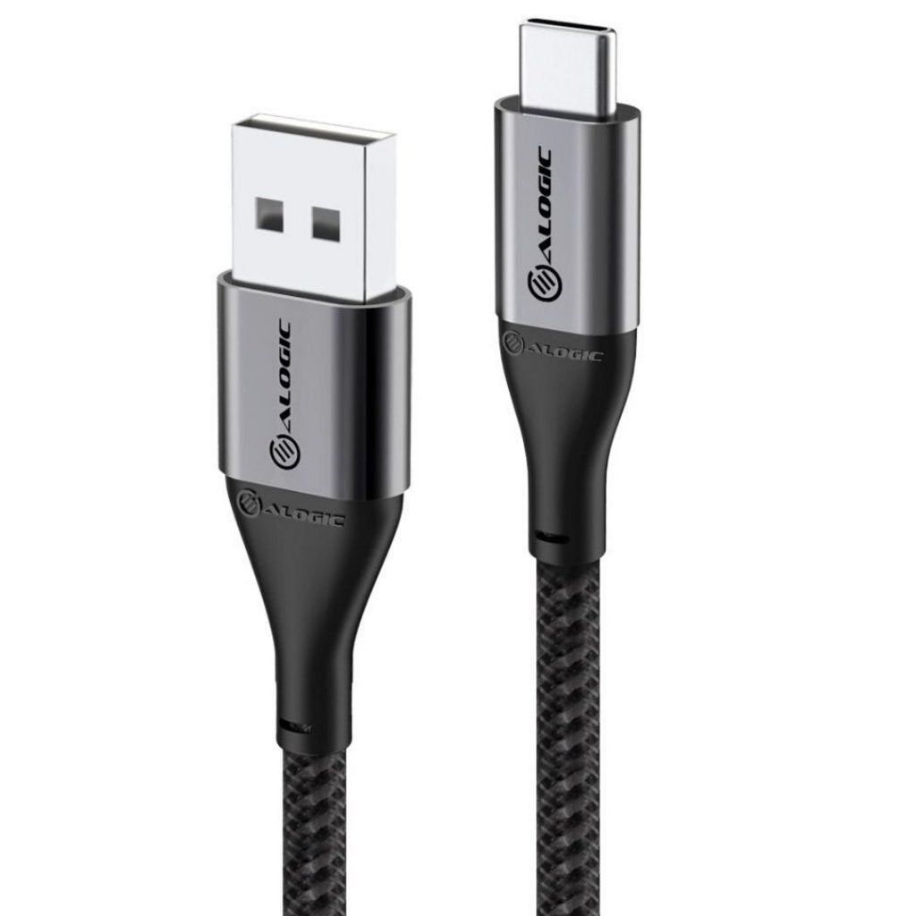 ALOGIC 3A USB-A to USB-C Cable 30cm - Black