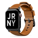 Journey Leather Apple Watch (42-45mm) Strap - Light Brown