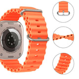 Tech-Protect Apple Watch (42/44/SE/45/46/49mm) Iconband Pro Silicone Strap - Orange