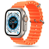 Tech-Protect Apple Watch (42/44/SE/45/46/49mm) Iconband Pro Silicone Strap - Orange