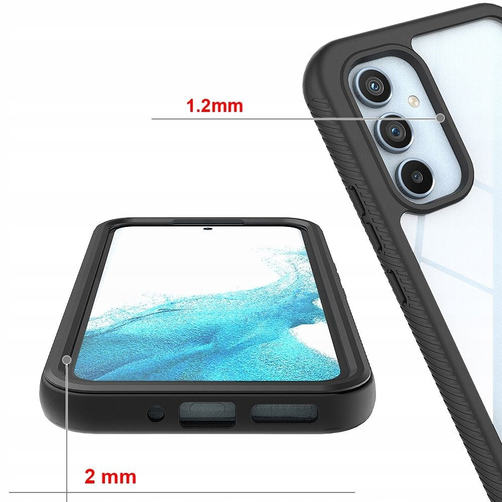 Samsung Galaxy A54 (5G) Tech-Protect DEFENSE360 Case with Screen Protector - Transparent / Black