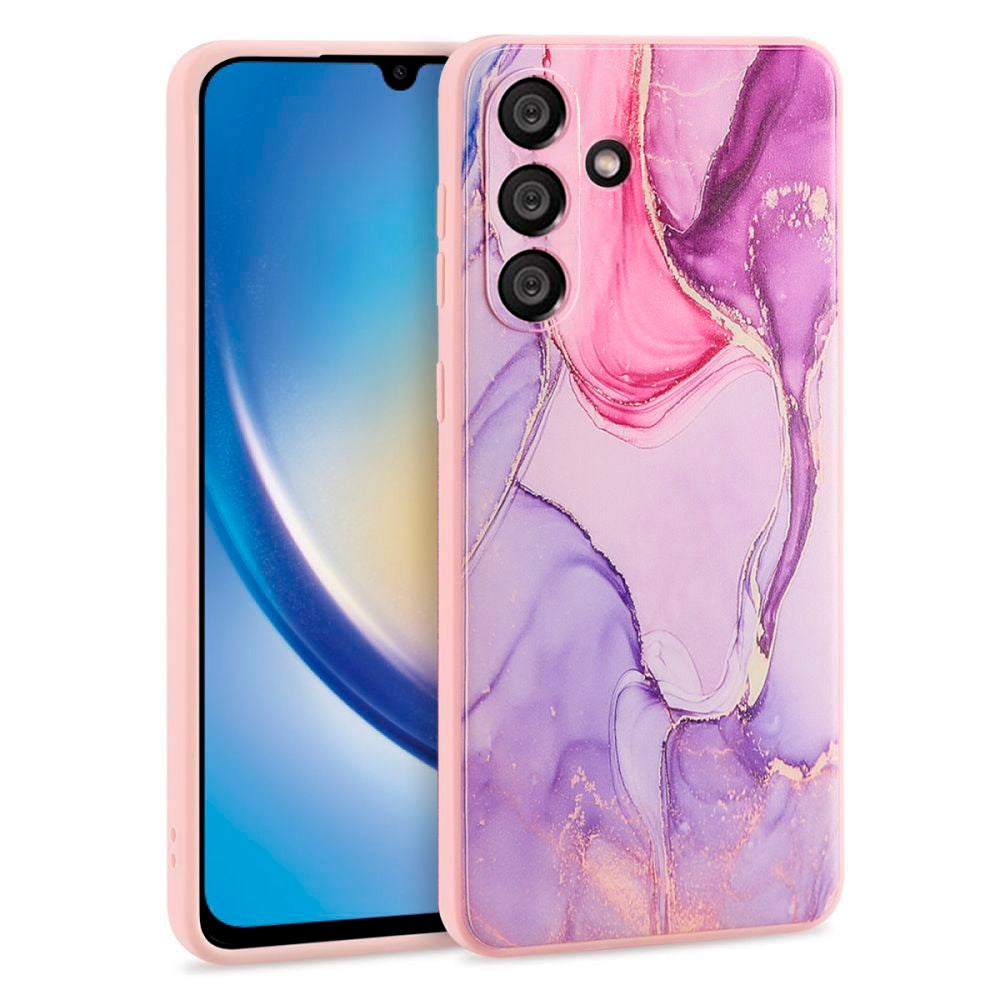 Samsung Galaxy A14 (5G) Tech-Protect Flexible Plastic Case - Colorful Marble