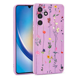 Samsung Galaxy A34 (5G) Tech-Protect Flexible Plastic Case - Garden Violet