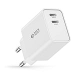 Tech-Protect Network 35W Wall Charger w. 2 x USB-C - White