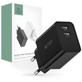 Tech-Protect Network 35W Wall Charger w. 2 x USB-C - Black