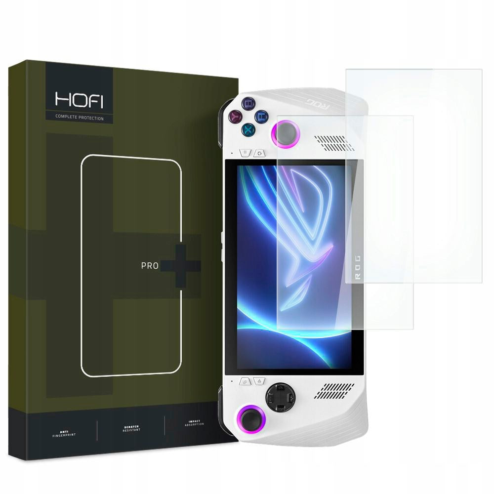 Asus Rog Ally Hofi Glass Pro+ Screen Protector - Case Friendly - 2-Pak - Transparent