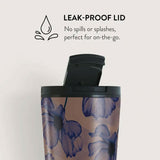 Burga Thermo Cup with Lid & Straw - 500ml - Velvet Night