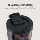 Burga Thermo Cup with Lid & Straw - 500ml - Velvet Night