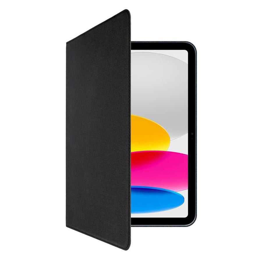 iPad 10.9" (2022) Gecko Easy-Click Leather Flip Case - Black