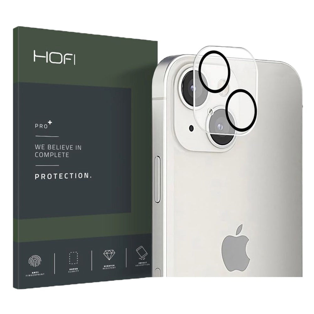 iPhone 13 / 13 Mini Hofi Cam Pro+ Protective Lens Glass - Camera Protection - Transparent / Black