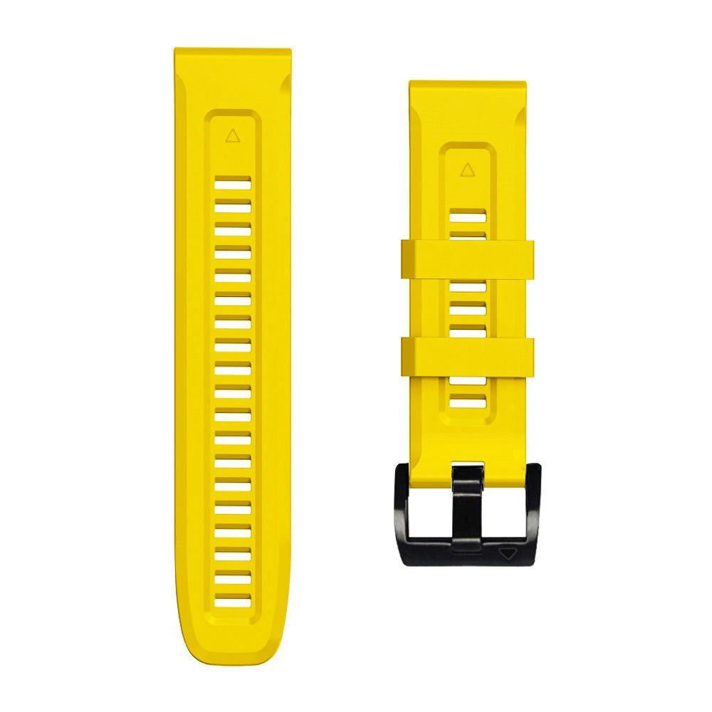 Universal Garmin 26mm Iconband Tech-Protect Line Silicone Strap - Yellow