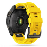 Universal Garmin 26mm Iconband Tech-Protect Line Silicone Strap - Yellow