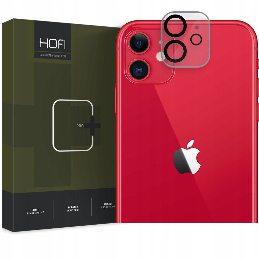 iPhone 11 Hofi Cam Pro+ Protective Glass for Camera Lens - Camera Protection - Transparent / Black