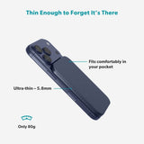 Epico UltraPack Slim 3,000mAh Wireless Powerbank - MagSafe / Qi2 Compatible - Silver