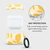 Apple AirPods (4th Gen) Burga Case with Carabiner - Lemon Tart