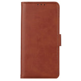 iPhone 14 Pro Max Leather Wallet Case - Brown