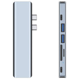 Tech-Protect V5-Hub Multi Adapter 7in1 - Grey