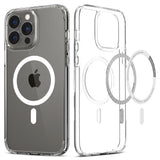 iPhone 13 Pro Max Spigen Ultra Hybrid Case - MagSafe Compatible - Transparent / White