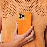 Nudient Bold iPhone 13 Mini Case - Tangerine Orange