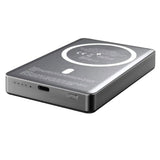 Denver PQCW-10015 Magnetic Wireless PowerBank - 15W / 10.000 mAh - MagSafe Compatible - Grey